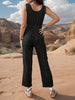 Tied Sleeveless Jumpsuit with Pockets Trendsi