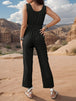 Tied Sleeveless Jumpsuit with Pockets Trendsi