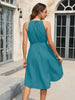 Tied Round Neck Sleeveless Dress -BazaarBey - www.shopbazaarbey.com