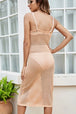 Openwork  Sleeveless Cover Up Trendsi