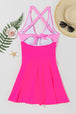 Crisscross V-Neck One-Piece Swimwear Trendsi