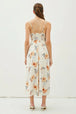  Floral Button Down Cami Midi Dress -BazaarBey - www.shopbazaarbey.com
