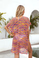 Openwork  Short Sleeve Cover-Up Trendsi