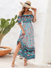 Floral Flounce Sleeve Midi Dress -BazaarBey - www.shopbazaarbey.com