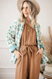 Texture Single Shoulder Tie-Waist Jumpsuit Trendsi