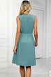 Pocketed V-Neck Wide Strap Dress -BazaarBey - www.shopbazaarbey.com