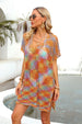 Openwork  Short Sleeve Cover-Up Trendsi