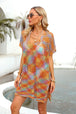 Openwork  Short Sleeve Cover-Up Trendsi