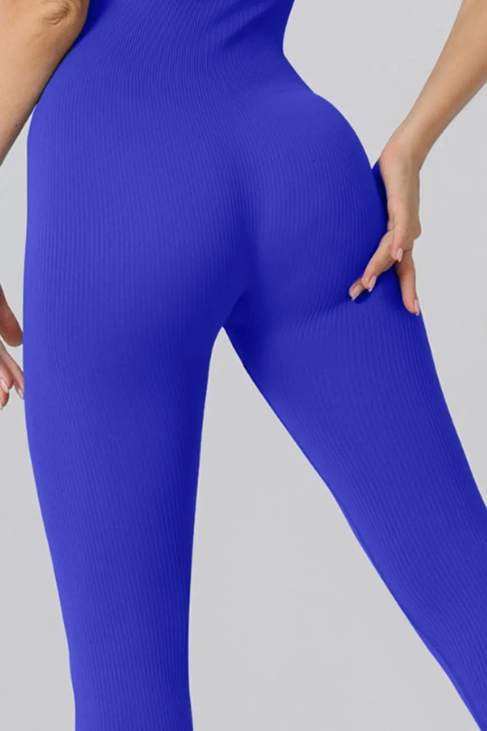 Square Neck Wide Strap Jumpsuit Trendsi