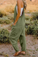   V-Neck Sleeveless Jumpsuit with Pockets Trendsi