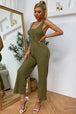 Sleeveless Straight Leg Jumpsuit Trendsi