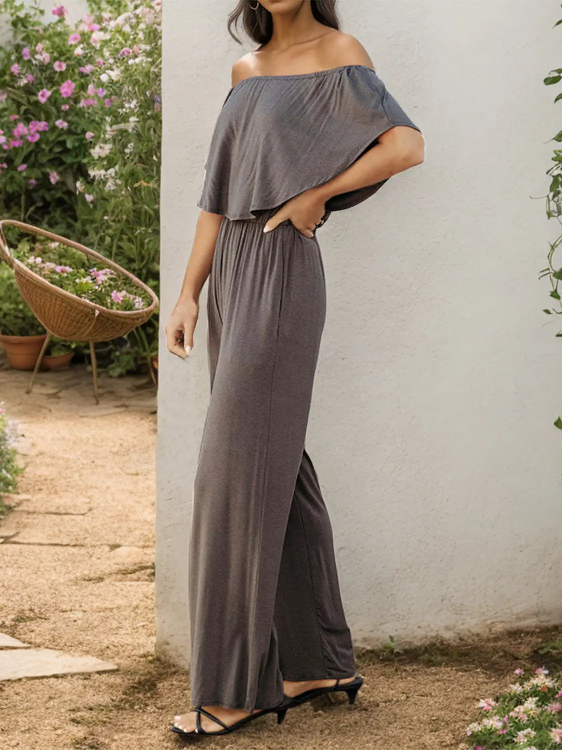  Wide Leg Jumpsuit Trendsi