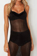Slit Scoop Neck Sleeveless Cover Up Trendsi