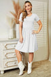  Full Size Short Sleeve Dress with Pockets -BazaarBey - www.shopbazaarbey.com