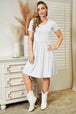  Full Size Short Sleeve Dress with Pockets -BazaarBey - www.shopbazaarbey.com