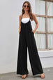 Tied Spaghetti Strap Wide Leg Jumpsuit Trendsi