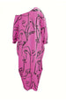 Printed Single Shoulder Lantern Sleeve Maxi Dress -BazaarBey - www.shopbazaarbey.com