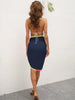 Rainbow Pompom  Swim Skirt Trendsi