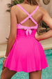 Crisscross V-Neck One-Piece Swimwear Trendsi