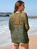 Heart Openwork Long Sleeve Cover-Up Trendsi