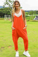   Sleeveless V-Neck Pocketed Jumpsuit Trendsi