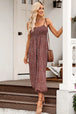 Printed Spaghetti Strap Jumpsuit Trendsi