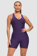  Wide Strap Active Romper Trendsi