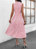 Striped  Sleeveless Midi Dress -BazaarBey - www.shopbazaarbey.com