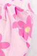 Pocketed Flower Wide Strap Overall Trendsi