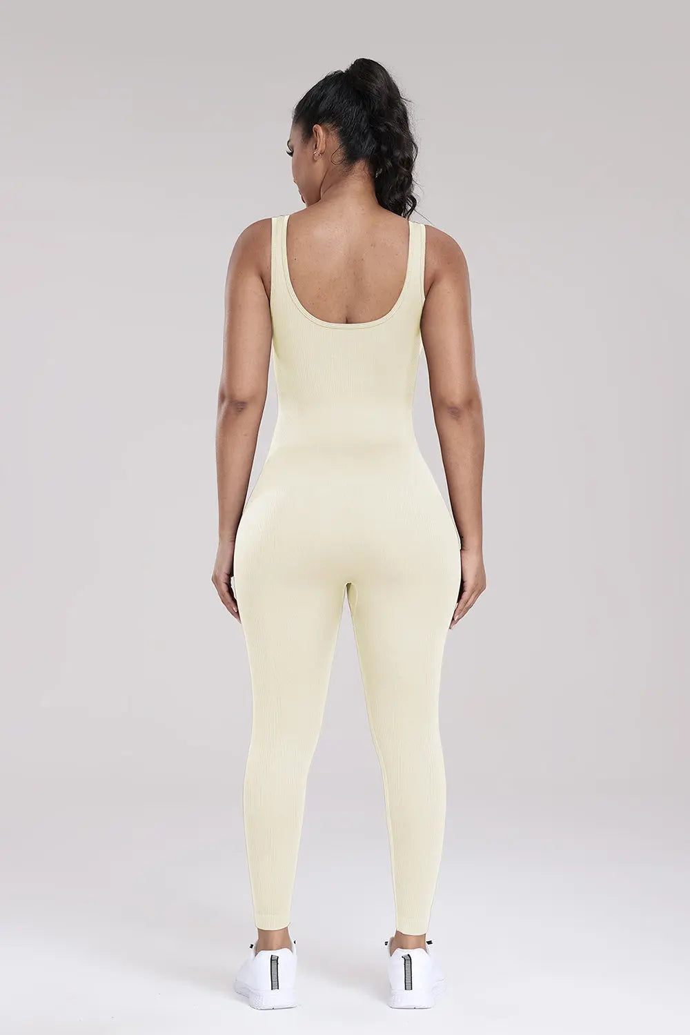 Wide Strap Sleeveless Active Jumpsuit Trendsi
