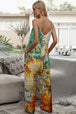 Tie-Dye Spaghetti Strap Jumpsuit with Pockets Trendsi