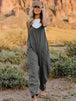   Sleeveless V-Neck Pocketed Jumpsuit Trendsi