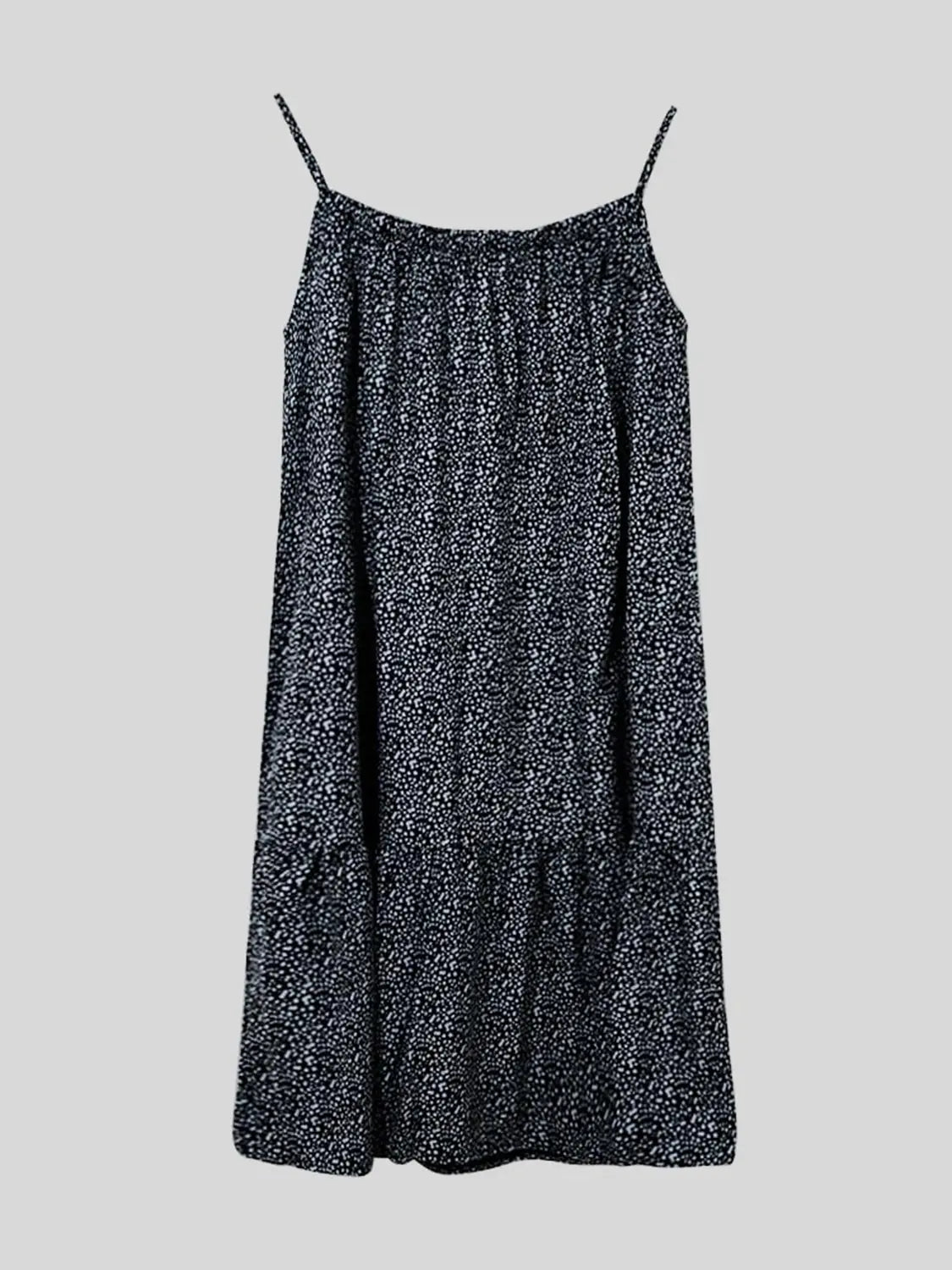 Full Size Printed Sleeveless Mini Cami Dress -BazaarBey - www.shopbazaarbey.com