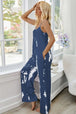 Tie-Dye Spaghetti Strap Jumpsuit with Pockets Trendsi