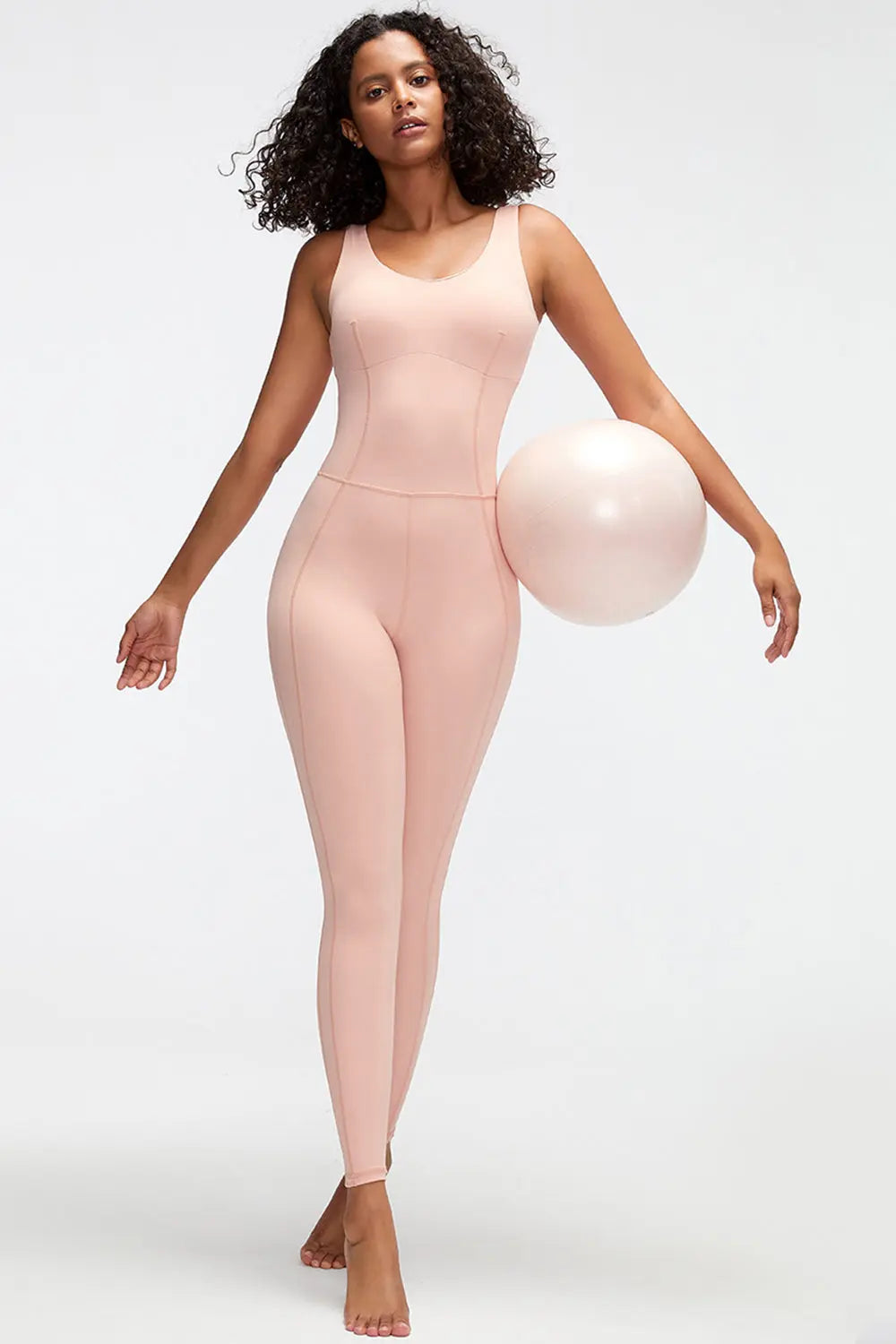  Wide Strap Active Jumpsuit Bazaarbey