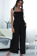 BazaarBey Square Neck Sleeveless Pocket Jumpsuit 