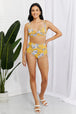  Swim Take A Dip Twist High-Rise Bikini in Mustard Trendsi