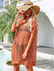 Side Slit Plunge Openwork Cover-Up Trendsi