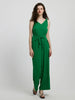  Tie Front Sleeveless Jumpsuit Trendsi
