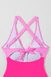 Crisscross V-Neck One-Piece Swimwear Trendsi