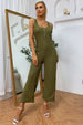 Sleeveless Straight Leg Jumpsuit Trendsi