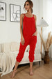 Spaghetti Strap Pocket Jumpsuit Trendsi