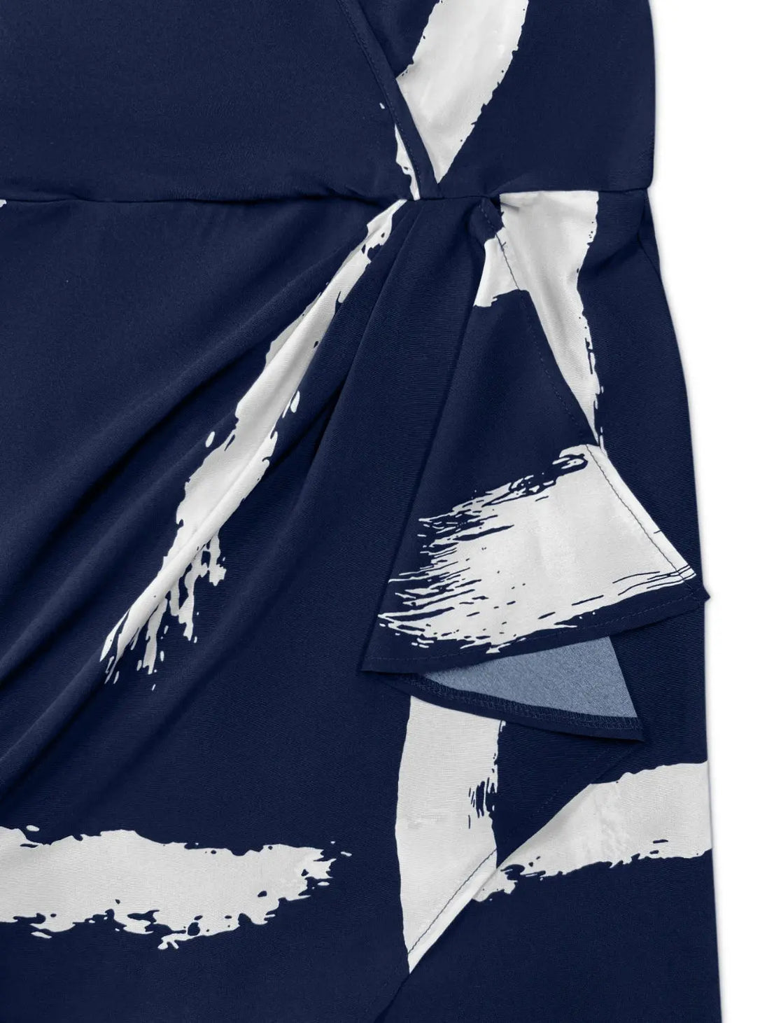 Printed  Sleeveless Knee Length Dress -BazaarBey - www.shopbazaarbey.com