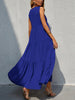 Tiered V-Neck Sleeve Dress -BazaarBey - www.shopbazaarbey.com