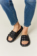  Pyramid Stud Toe Band Footbed Sandals Trendsi