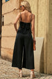 Spaghetti Strap Tied Seam Detail Jumpsuit Trendsi