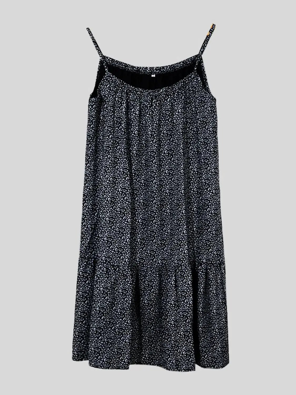Full Size Printed Sleeveless Mini Cami Dress -BazaarBey - www.shopbazaarbey.com