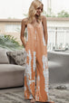 Tie-Dye Spaghetti Strap Jumpsuit with Pockets Trendsi