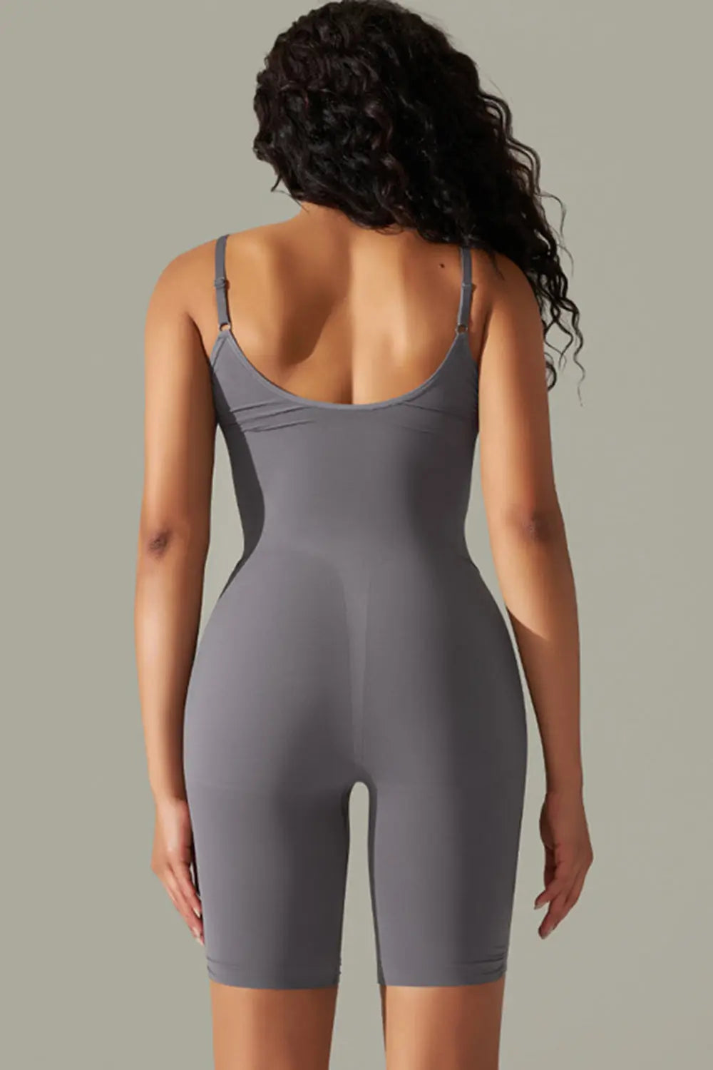 Spaghetti Strap Active Romper Trendsi