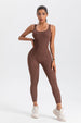 BazaarBey Wide Strap Sleeveless Active Jumpsuit 